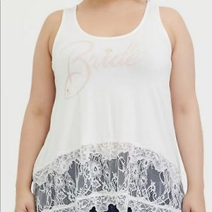 Lace Bride Tank